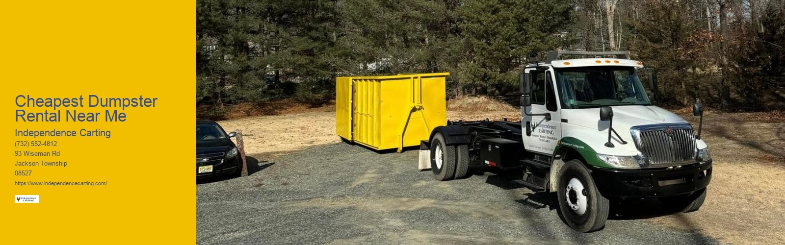 Cheapest Dumpster Rental Near Me